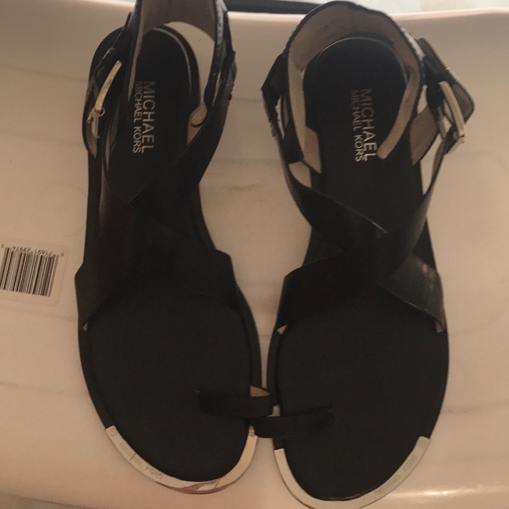 Black michaell kors sandals